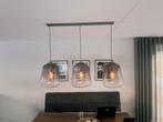 Hanglamp met glazen kelken - 3 kelken, Ophalen, Gebruikt, Glas, 50 tot 75 cm