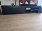 Zwart TV Meubel 205 cm breed, Ophalen, Gebruikt, 200 cm of meer, Minder dan 100 cm