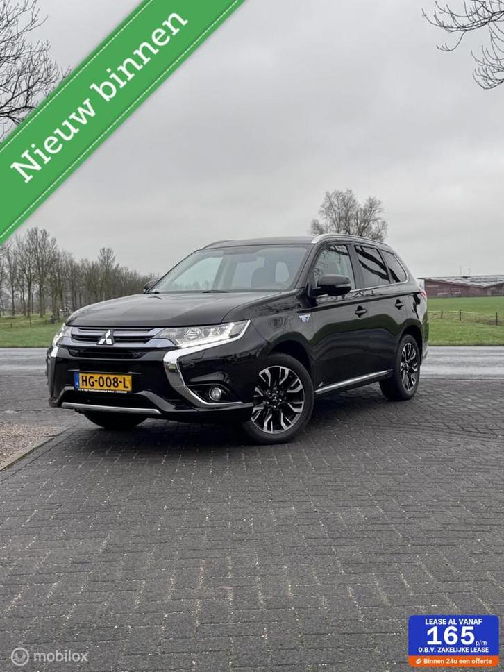 Mitsubishi Outlander 2.0 PHEV instyle Luxe uitvoering!, Auto's, Mitsubishi, Bedrijf, Te koop, Outlander, 360° camera, 4x4, ABS