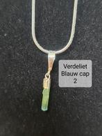 Verdeliet Blauw cap Toermalijn hanger 3#2, Ophalen of Verzenden, Nieuw