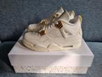 Air Jordan 4 Retro 'Metallic Gold' (W), Wit, Nike, Nieuw, Ophalen of Verzenden