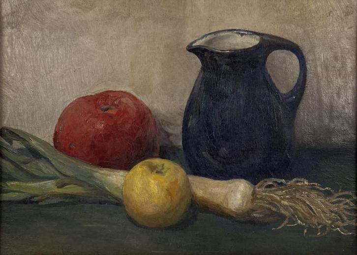 725. Olieverfschilderij, A. Mesdag – begin 20e eeuw, Antiek en Kunst, Kunst | Schilderijen | Klassiek, Ophalen of Verzenden