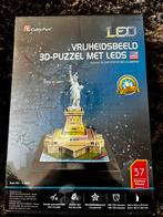 Vrijheidsbeeld 3-D-puzzel met leds, Ophalen of Verzenden, 10 tot 50 stukjes, Nieuw, 6 jaar of ouder