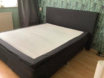 Boxspring 160x200 antraciet beschikbaar voor biedingen