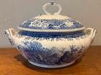 Villeroy & Boch Burgenland blauwe soepterrine met deksel, Ophalen of Verzenden