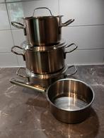 Fissler Pannenset - 4 Delig, Ophalen, Gebruikt, Rvs, Pannenset