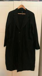 Zo goed als nieuwe zwarte trenchcoat Je M’appelle, maat XL, Verzenden, Zo goed als nieuw, Maat 42/44 (L), Zwart
