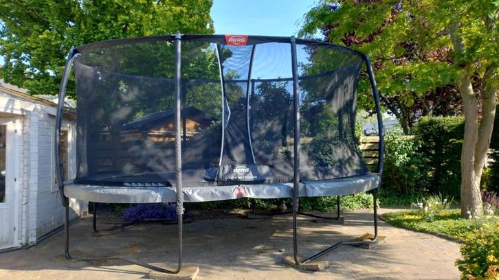 BERG Grand Champion Trampoline 470x310cm Ovaal, Hobby en Vrije tijd, Overige Hobby en Vrije tijd, Zo goed als nieuw, Ophalen