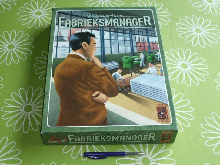 Fabrieksmanager - een bordspel van Friedemann Friese, Hobby en Vrije tijd, Gezelschapsspellen | Bordspellen, Zo goed als nieuw