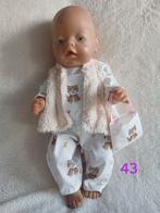 baby born kleding setjes, Ophalen of Verzenden, Nieuw, Babypop