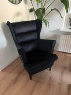 Nieuwe Zwarte Fluwelen Fauteuil, Ophalen of Verzenden, Nieuw, Stof, 75 tot 100 cm