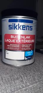 2 Sikkens Buitenlak Wit - ZIJDEGLANS, Doe-het-zelf en Verbouw, Verf, Beits en Lak, Wit, Nieuw, Ophalen of Verzenden, Lak