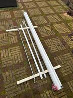 Screendoek met draaistang beige, Tuin en Terras, Ophalen, Gebruikt, Minder dan 250 cm, Minder dan 150 cm