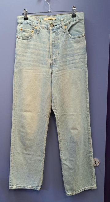 Levi’s Ribcage Straight Ankle jeans maat 26 lichtblauw 49710 beschikbaar voor biedingen