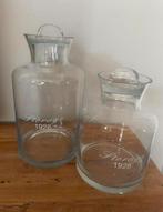 Leuke set van 2 glazen Countryfield voorraadpotten, Ophalen