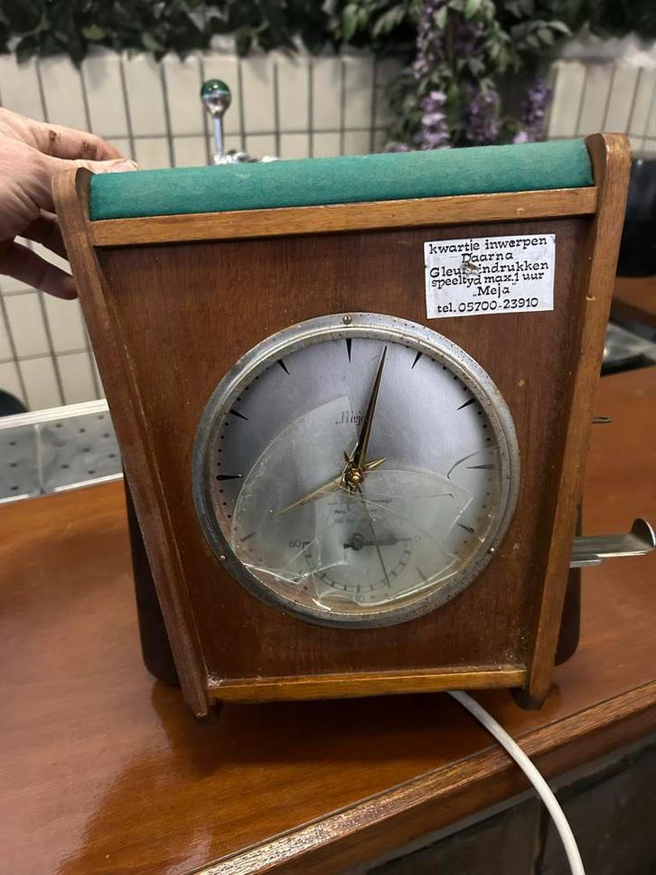 Vintage Biljart Pool Automaat Teller Klok, Sport en Fitness, Biljarten en Poolen, Ophalen of Verzenden