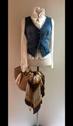 Josephine & Co 40 38/40 Purdey jeans gilet blauw, Ophalen of Verzenden, Zo goed als nieuw, Maat 38/40 (M), Blauw