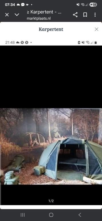 Karpertent beschikbaar voor biedingen