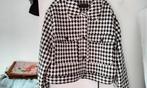 Korte Jas Wolle Jas Top Nieuwe jas voor dames zwart-wit, Ophalen, Nieuw, Maat 42/44 (L), Zwart
