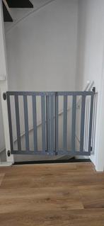 Verstelbaar traphekje antraciet/grijs, Ophalen, Gebruikt, 100 tot 115 cm, Schroefhekje