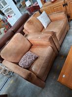 2 leren fauteuils WD-028 nr173, Huis en Inrichting, Banken | Complete zithoeken, Ophalen, Zo goed als nieuw