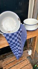 Nieuwe horeca theedoek pompdoek blok rood blauw zwart grijs, Huis en Inrichting, Keuken | Textiel, Ophalen of Verzenden, Nieuw