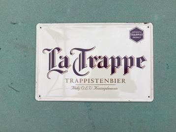 Reclamebord la Trappe beschikbaar voor biedingen