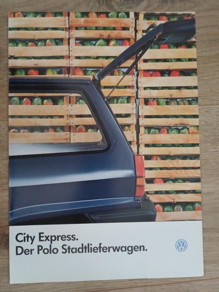 VW Polo Stadtlieferwagen brochure uit 1985, Boeken, Auto's | Folders en Tijdschriften, Zo goed als nieuw, Volkswagen, Verzenden