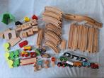 Set treinbaan hout tbv goed doel, Ophalen of Verzenden, Gebruikt, Overige typen