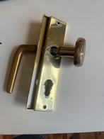 Messing Voordeur Beslag, Doe-het-zelf en Verbouw, Hang- en Sluitwerk, Ophalen of Verzenden, Gebruikt, Koper of Messing, Klink of Kruk