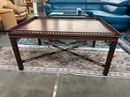 antieke salontafel in Chippendale-stijl, Ophalen, Rond, 50 tot 100 cm, Zo goed als nieuw
