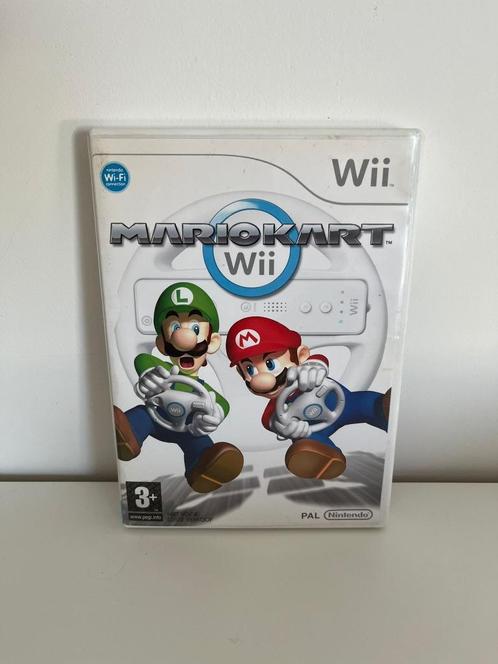 Mario kart Wii, compleet met boekjes, Werkend, Spelcomputers en Games, Games | Nintendo Wii, Gebruikt, Racen en Vliegen, 3 spelers of meer