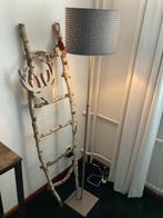 In hoogte verstelbare schemerlamp, Ophalen, Zo goed als nieuw, Metaal, 75 cm of meer