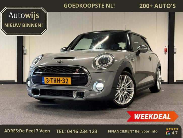 Mini Mini 2.0 Cooper S|Pano|H&K|Leder|NL AUTO|Groot Navi, Auto's, Mini, Bedrijf, Te koop, Cooper S, ABS, Adaptive Cruise Control