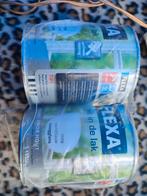 5 nieuwe blikken Flexa verf binnen lichtblauw, Minder dan 5 liter, Ophalen of Verzenden, Zo goed als nieuw, Verf