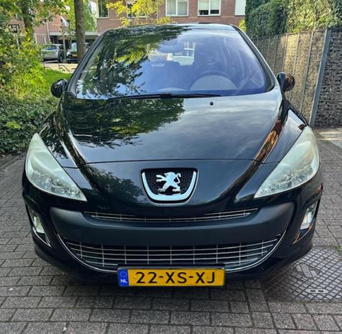 Peugeot 308 1.6 Benzine 5-DRS 2007 Zwart Airco Cruise Contr, Auto's, Peugeot, Particulier, Airbags, Airconditioning, Boordcomputer