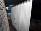 Kanteldeur garagedeur met loopdeur, Gebruikt, Garagedeur, Ophalen of Verzenden, 120 cm of meer
