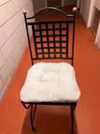 Gietijzeren Keuken/Tuinstoel - Onverwoestbaar!, Huis en Inrichting, Stoelen, Ophalen, Zwart, Zo goed als nieuw, Vier