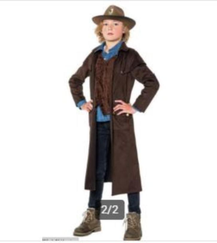 Nachtwacht Sheriff Cooper outfit mt 122 / 128 en 134, Kinderen en Baby's, Carnavalskleding en Verkleedspullen, Nieuw, Jongen, 122 t/m 128