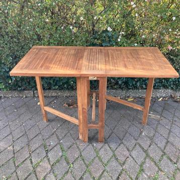 Teak inklapbare tafel - balkon, boot, camping beschikbaar voor biedingen