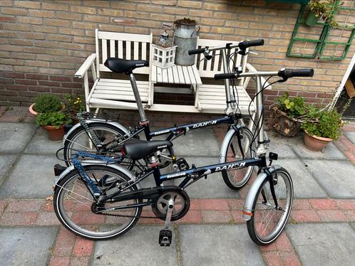 Zgan A merk Dahon vouwfietsen. 3 versnellingen en zeer licht, Fietsen en Brommers, Fietsen | Vouwfietsen, Zo goed als nieuw, Dahon