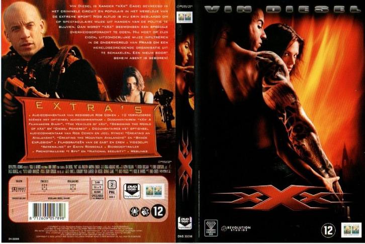 DVD Film: xXx, Cd's en Dvd's, Dvd's | Actie, Zo goed als nieuw, Actie, Vanaf 16 jaar, Ophalen of Verzenden