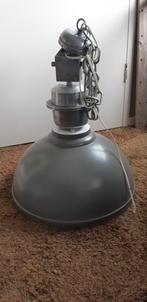 2x industriële lampen grijs, diameter 53 cm, Gebruikt, Ophalen