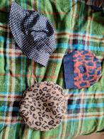 Regenbucket met dots, baret in luipaardprint, muts ook nieuw, Ophalen of Verzenden, Nieuw, Muts