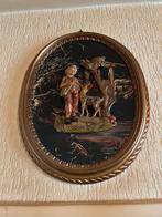 Ovaal Schilderij met Jongen en Hert, Ophalen