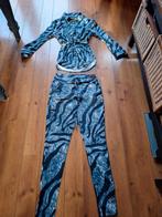 Pak y conic maat m en xl blauw kreukvrij stretch travelstof, Ophalen of Verzenden, Gedragen, Maat 42/44 (L), Blauw