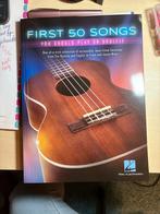 Hal Leonard First 50 Ukulele Songs, Boeken, Ophalen of Verzenden, Nieuw, Instrument