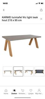 Robuuste betonlook tuintafel 225x94 cm - Nieuw, Tuin en Terras, Ophalen, Nieuw