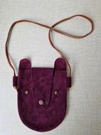 Suede tasje beer beertje handgemaakt kindertasje, Ophalen of Verzenden, Zo goed als nieuw