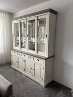 Apothekerskast wit/grijs, deelbaar tot dressoir, Huis en Inrichting, Kasten | Buffetkasten, Ophalen, Gebruikt, 200 cm of meer